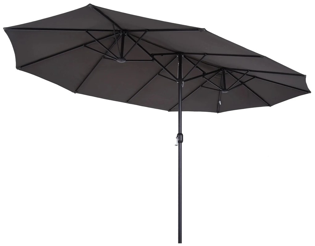 Chapéu de Sol Duplo 4,6 x 2,7 x 2,4 m – Proteção Anti-UV e Estrutura M