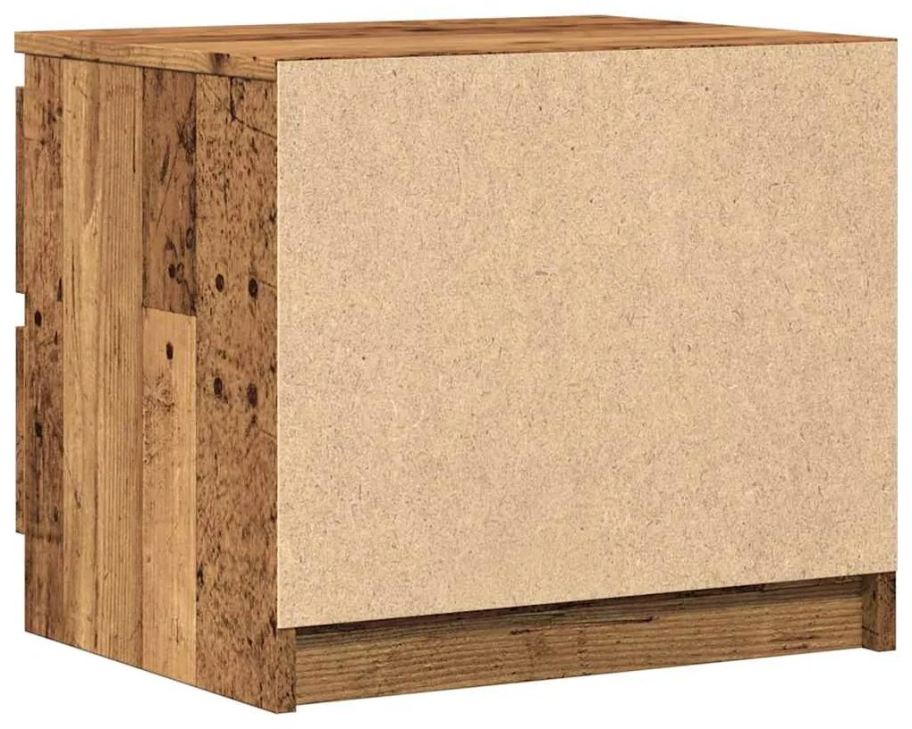 Mesa de cabeceira 50x40x43,5 cm derivados madeira madeira velha
