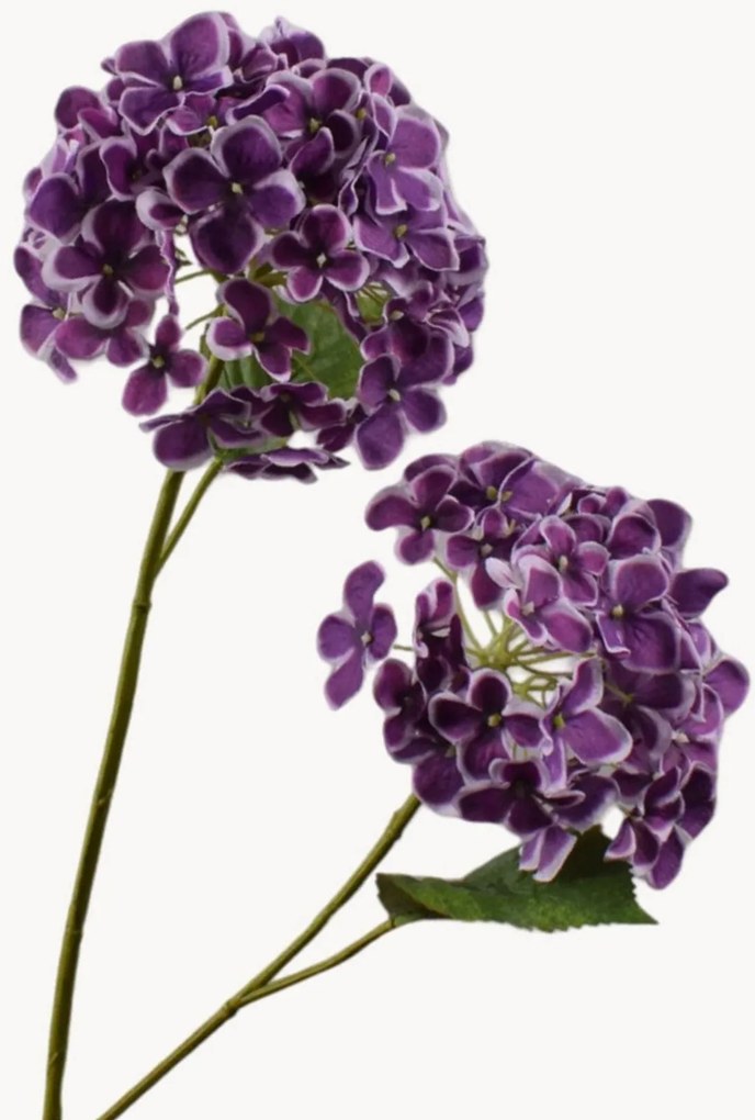 Ramos artificiais Hydrangea, conjunto de 2