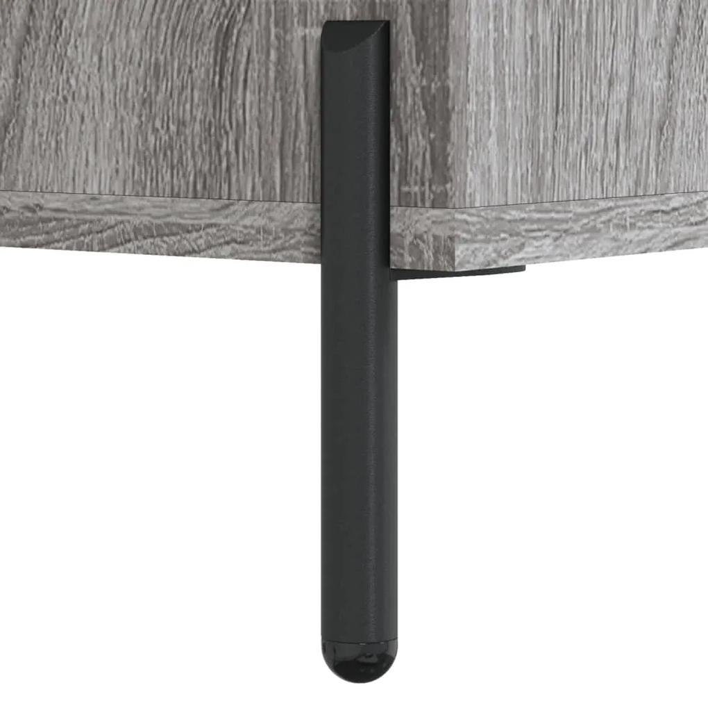 Mesa cabeceira 40x35x47,5 cm derivados madeira sonoma cinza