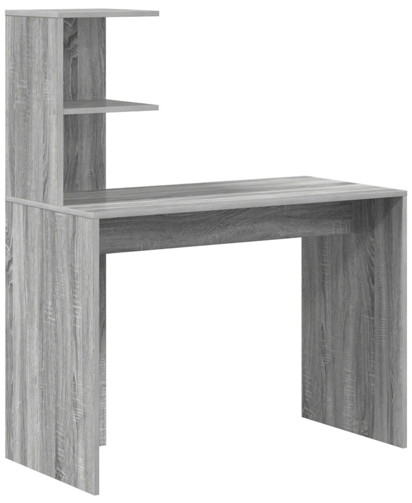Mesa de Escrita Cinzenta Cinzento Sonoma Aglomerado de partículas