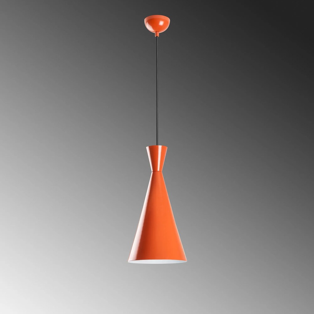 Candeeiro Suspenso Tom – Laranja – Ø19 h:37 cm