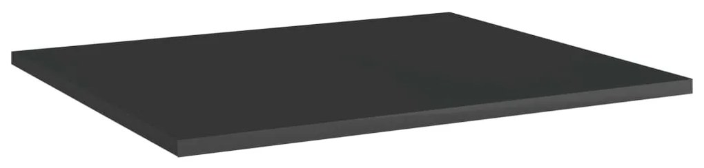 Prateleiras para estante 8 pcs derivados de madeira preto