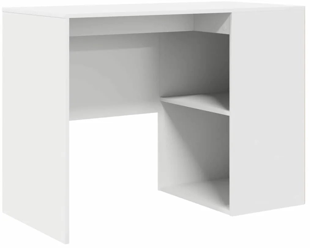 mesa de canto Branca 102x88x75 cm Madeira de Engenharia