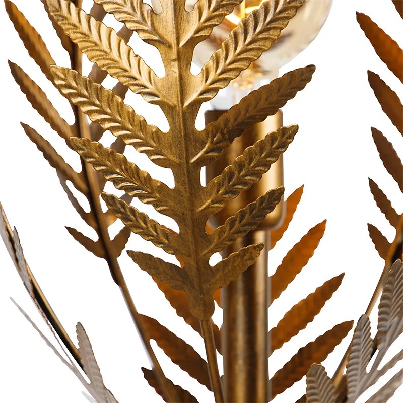 Candeeiro de pé vintage dourado 70 cm - Botanica Rústico