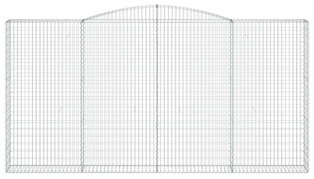 Cestos gabião arqueados 9pcs 400x30x200/220cm ferro galvanizado