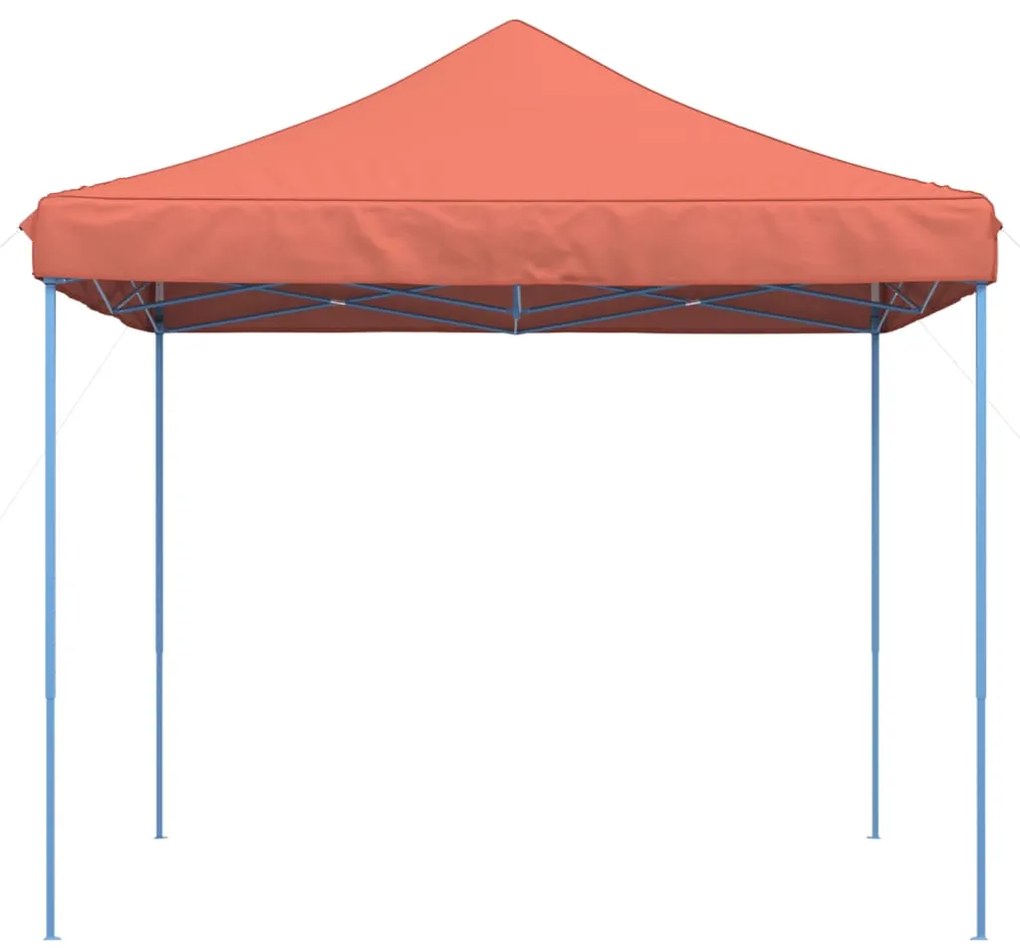 Tenda para festas pop-up dobrável 292x292x315 cm terracotta