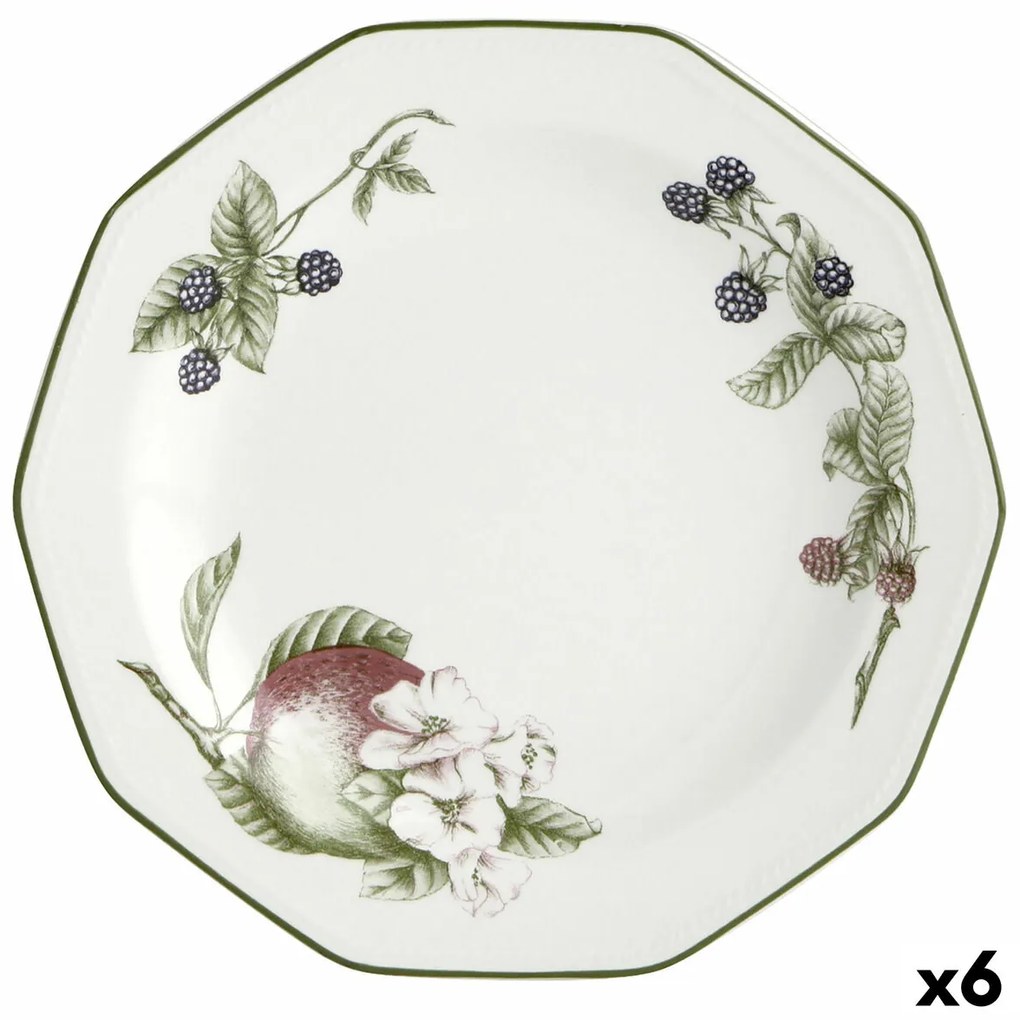 Plat Bord Churchill Victorian Orchard Cerâmica Servies (ø 27 cm) (6 Unidades)