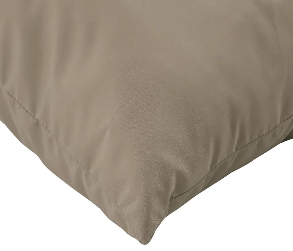 Almofadas de sofá 4 pcs 50x50 cm tecido cinza-acastanhado