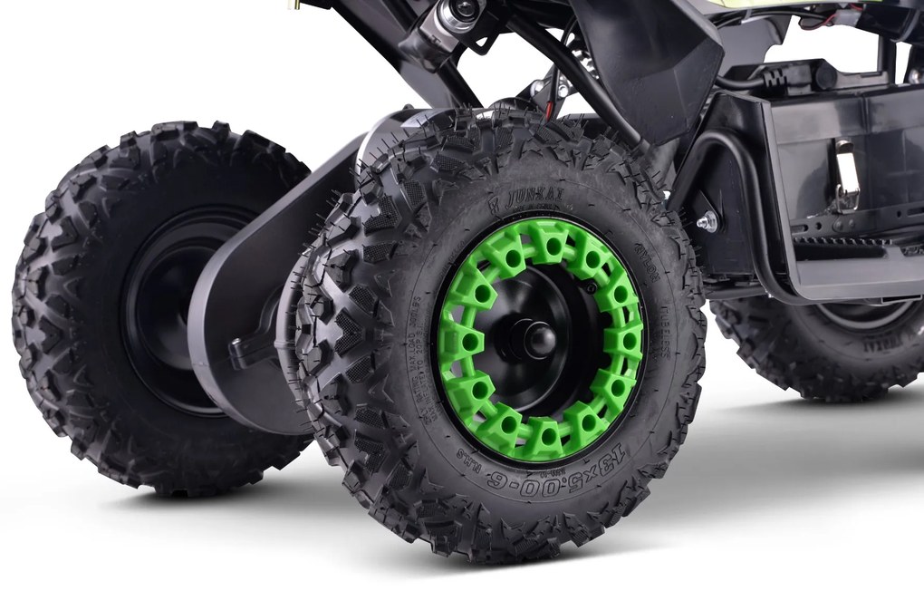 Moto 4 elétrica para crianças ATV Motors Raptor 800W Verde