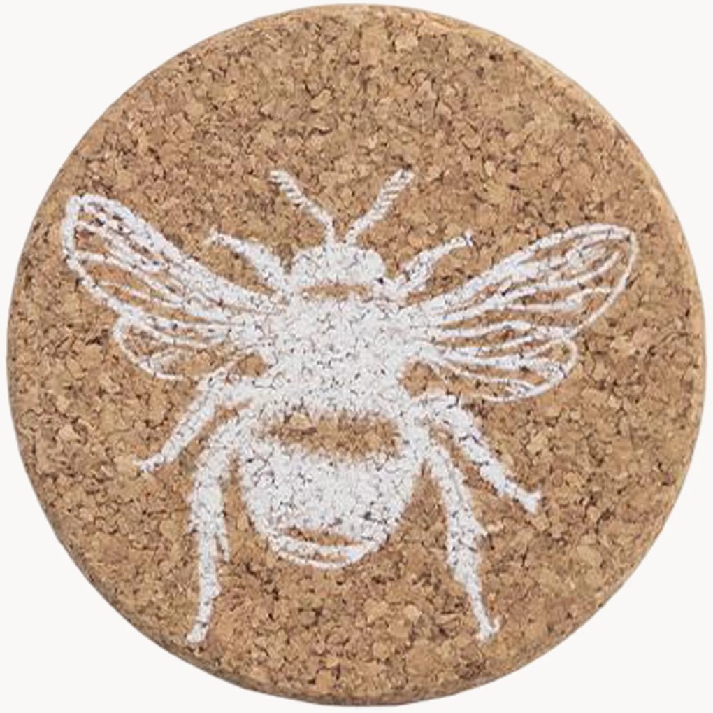 Bases para copos Bee, conjunto de 6