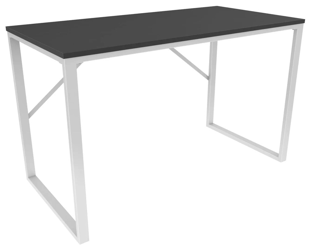 Secretária Layton – Branco Antracite – 120x60x74 cm
