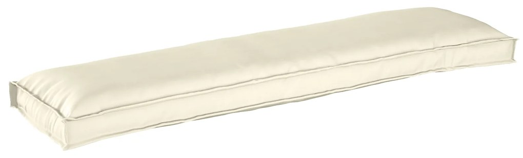 vidaXL Almofada de palete para banco Creme 150 x 40 x 8 cm