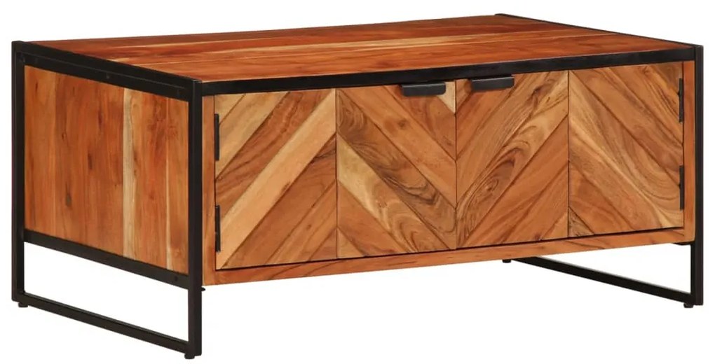 Mesa de centro 90x55x40 cm madeira de acácia maciça