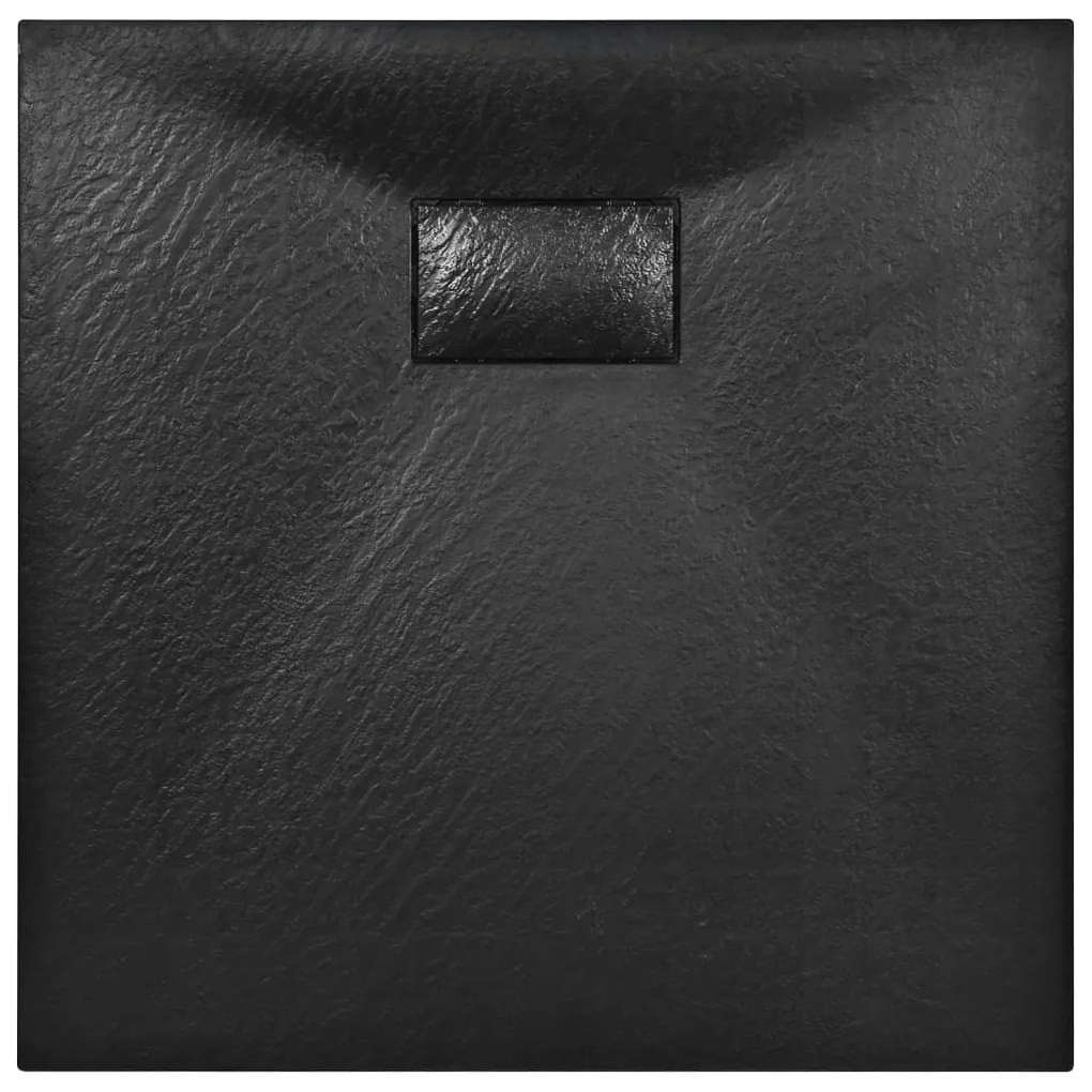 Base de chuveiro SMC 90x90 cm preto