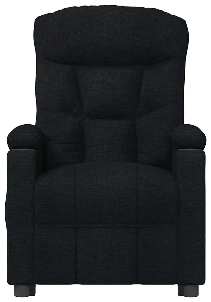 Poltrona de massagens elevatória tecido preto