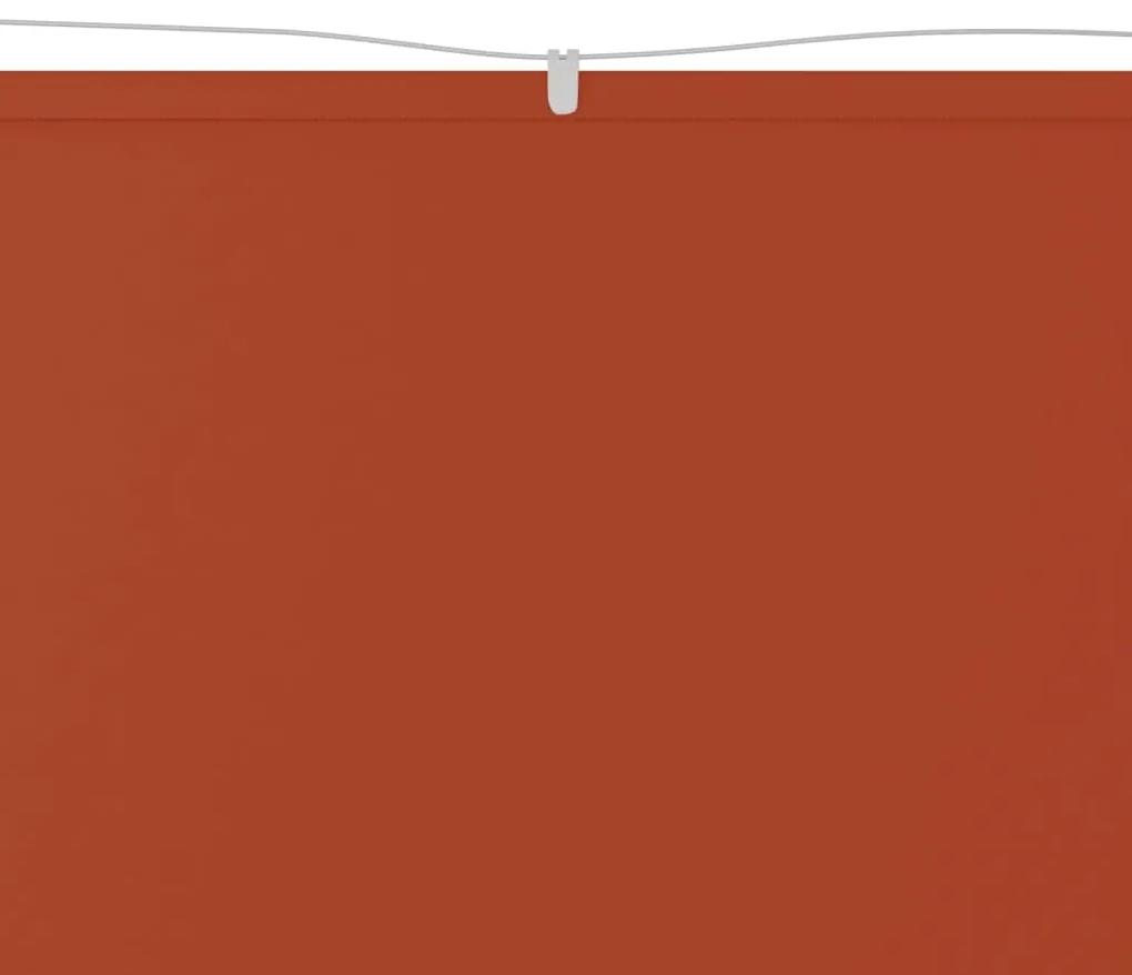 Toldo vertical 180x270 cm tecido oxford cor terracota