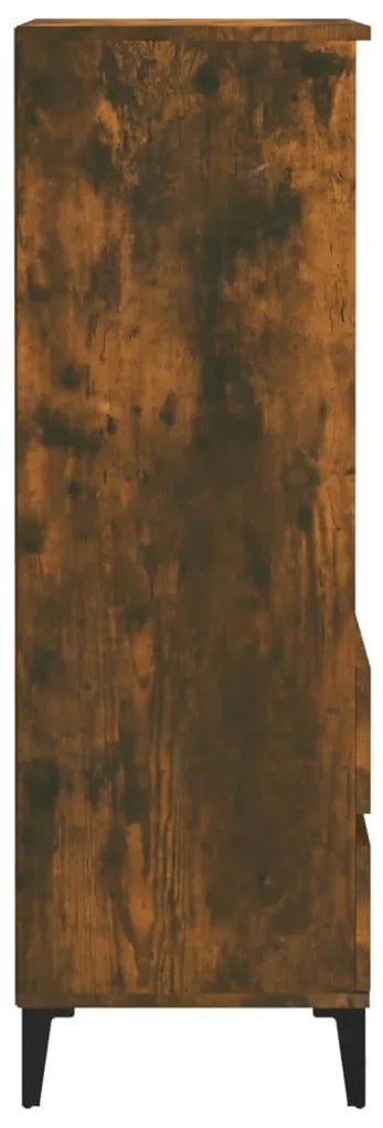 Aparador alto 40x36x110 cm derivados de madeira carvalho fumado