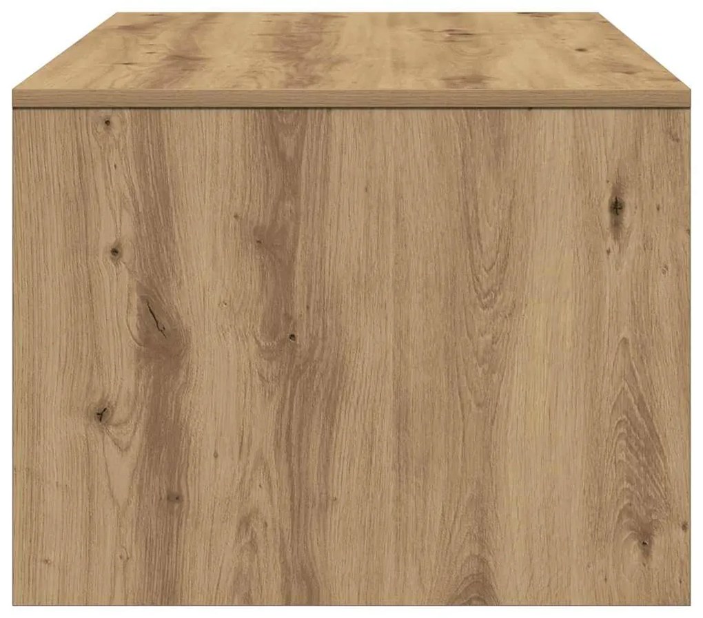 Mesa de Centro vidaXL - Carvalho Artisan - 102x55x43,5 cm - Feita de M