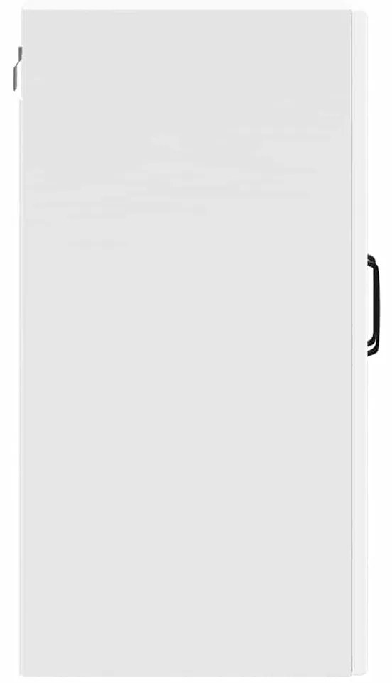 Armário de parede de cozinha porta vidro Lucca branco