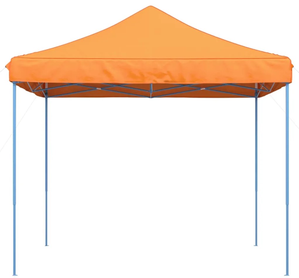 Tenda para festas pop-up dobrável 292x292x315 cm laranja