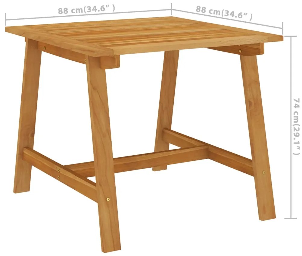 3 pcs conjunto de jantar para jardim preto