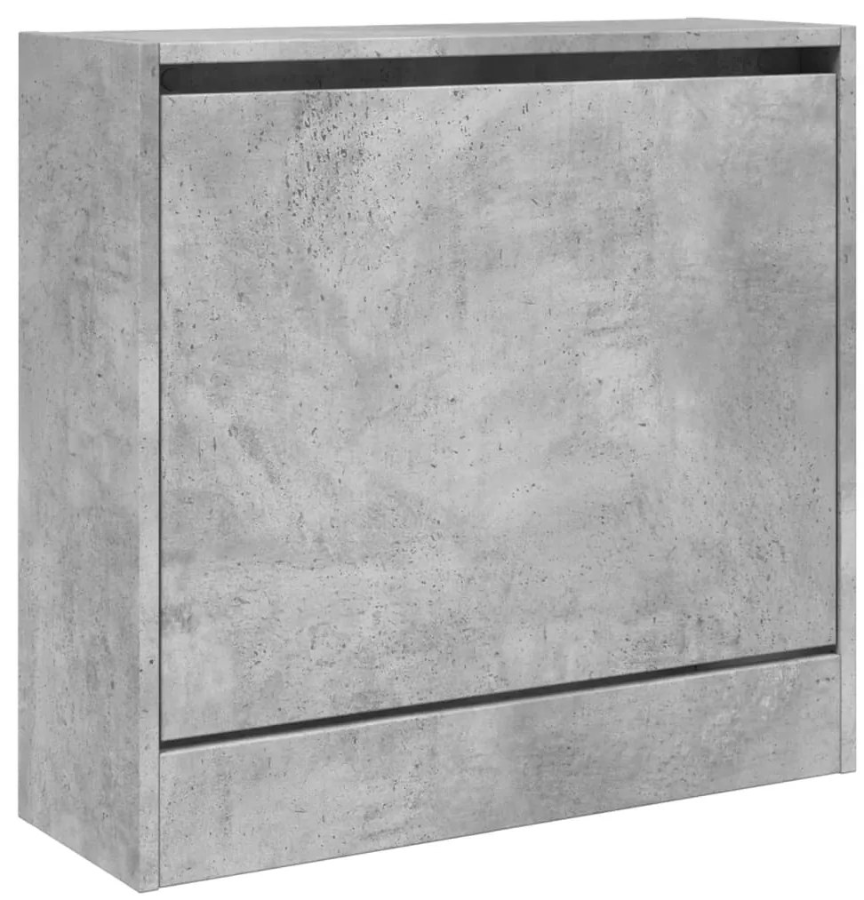 Sapateira 60x21x57 cm derivados de madeira cinzento cimento
