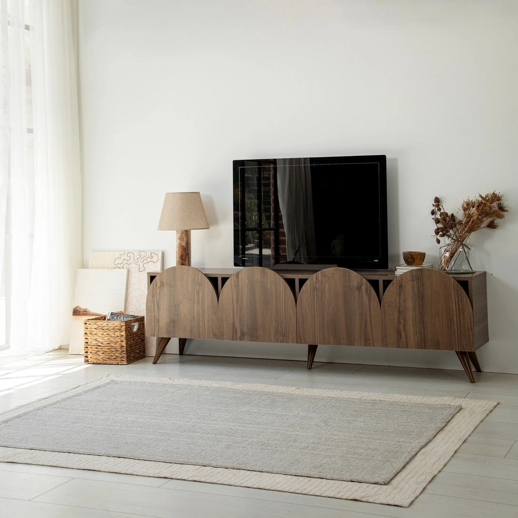Móvel TV Mesta – Nogueira – 180x50x35 cm