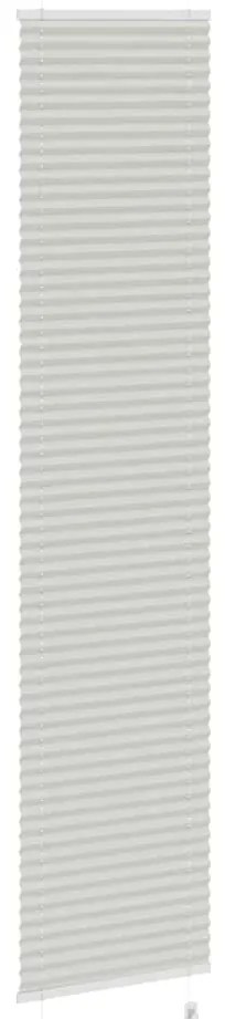 Cinzento Luz Plissada Cega 50x200 cm Largura Tecido 49,4 cm