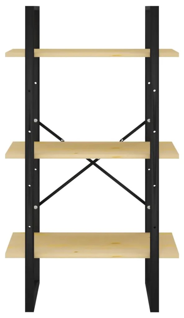 Estante 60x30x105 cm madeira de pinho maciça