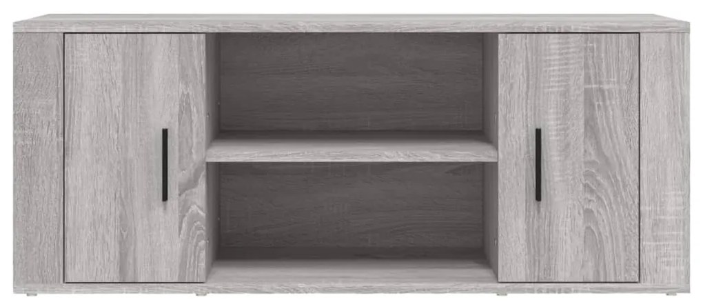 Móvel de TV 100x35x40 cm derivados de madeira cinzento sonoma