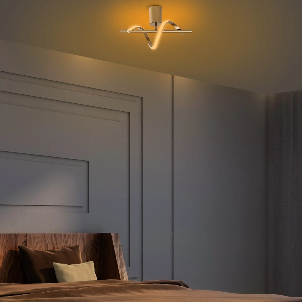 Chandelier Likma – Ouro – 41x16x25 cm