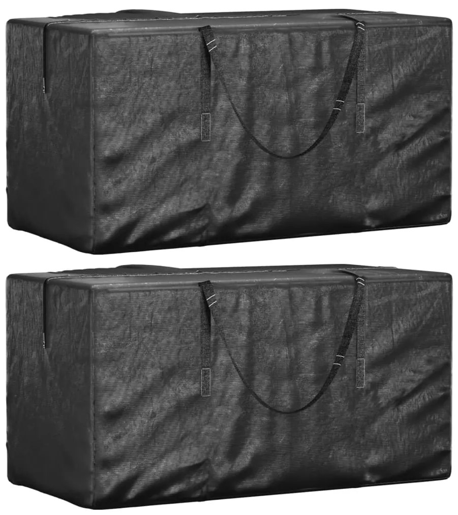 Sacos de arrumação p/ árvore de Natal 2 pcs polietileno preto