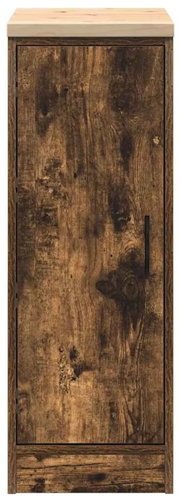 Armário de arrumação de garagem carvalho fumado 30x51x85 cm
