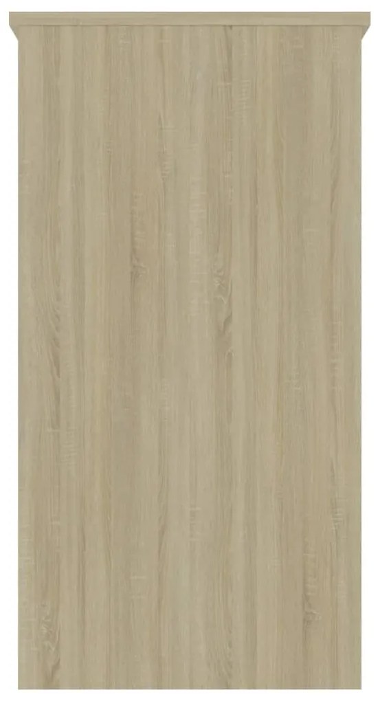 Secretária 80x40x75 cm derivados de madeira carvalho sonoma