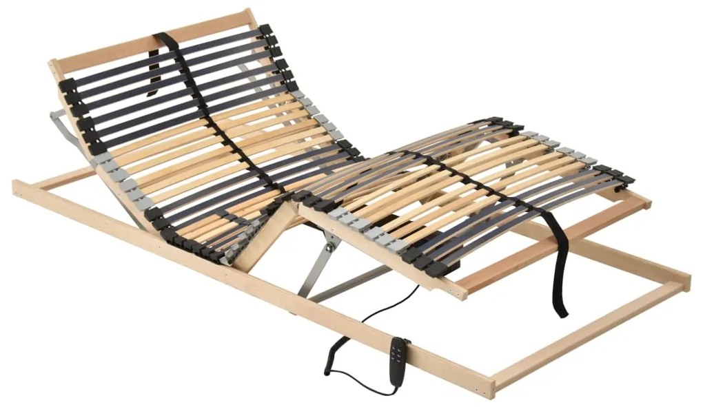 321827 vidaXL Estrado de ripas elétrico com 42 ripas 7 zonas 80x200 cm