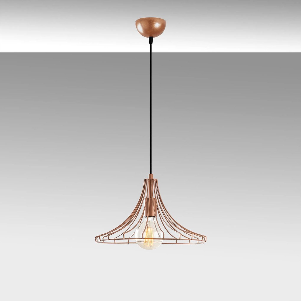 Candeeiro Mezopotamya – Cobre – 37 cm x 126 cm