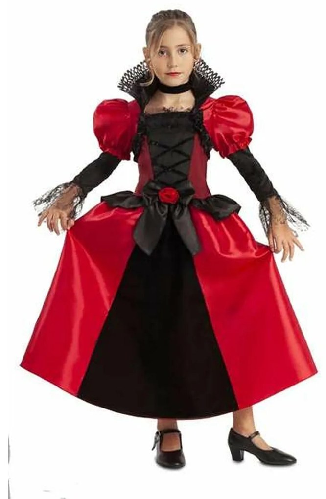 Fantasia para Crianças My Other Me Vampiresa Gótica Vermelho 10-12 Anos