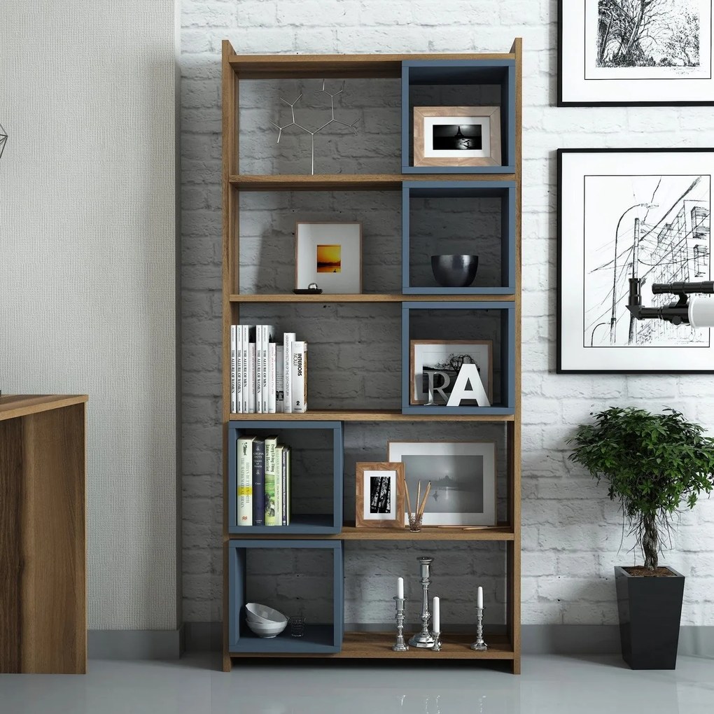 Estante Box – Nogueira – 80 cm x 170 cm x 22 cm