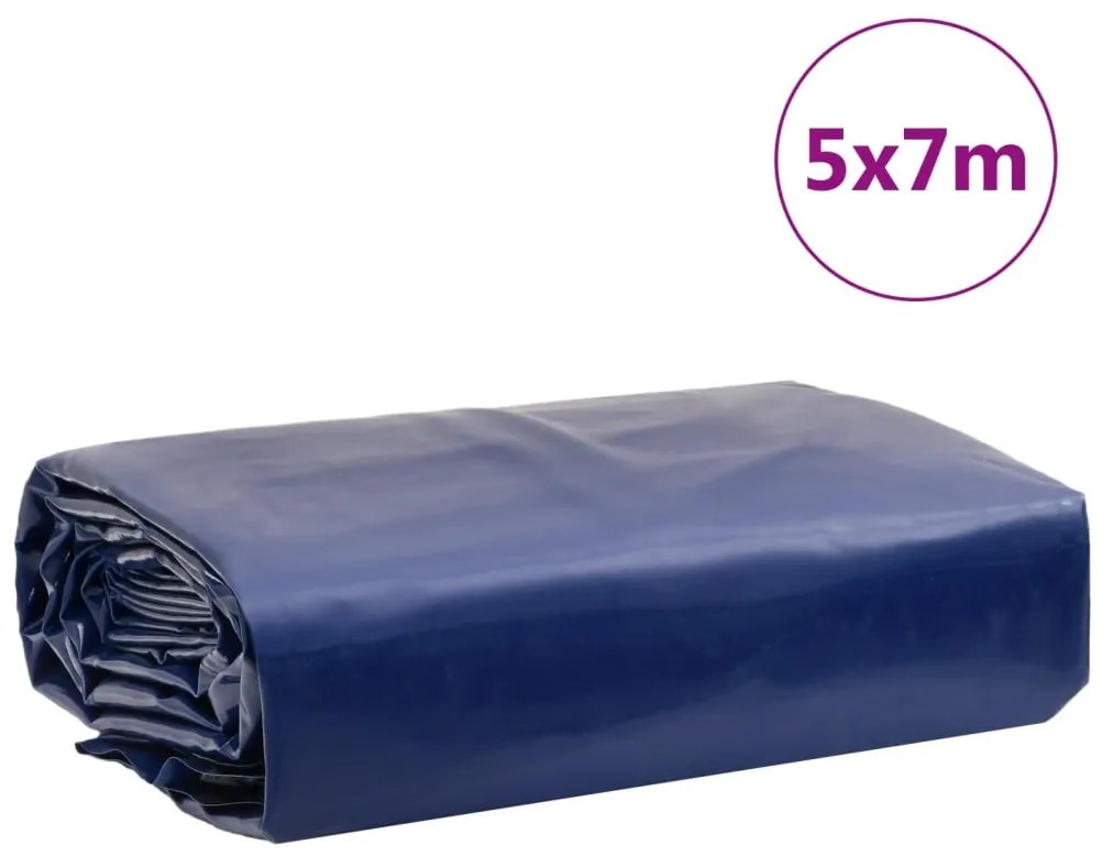 Lona 5x7 m 650 g/m² azul