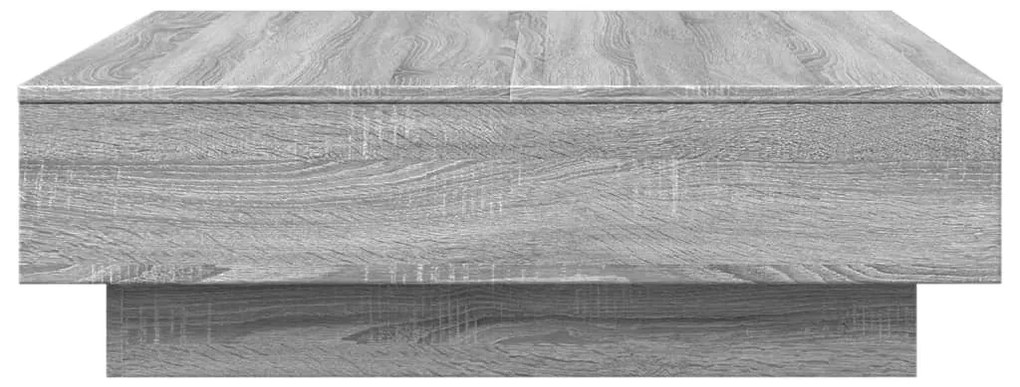Mesa de centro 90x90x28 cm derivados madeira cinzento sonoma