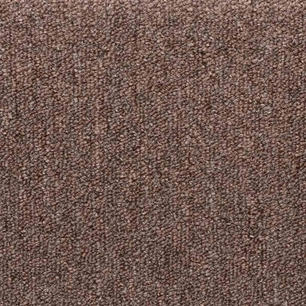 Tapetes de escadas 30 pcs 65x21x4 cm castanho