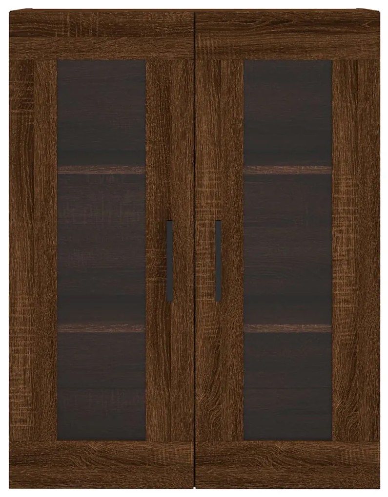 Armário de parede 69,5x34x90 cm carvalho castanho
