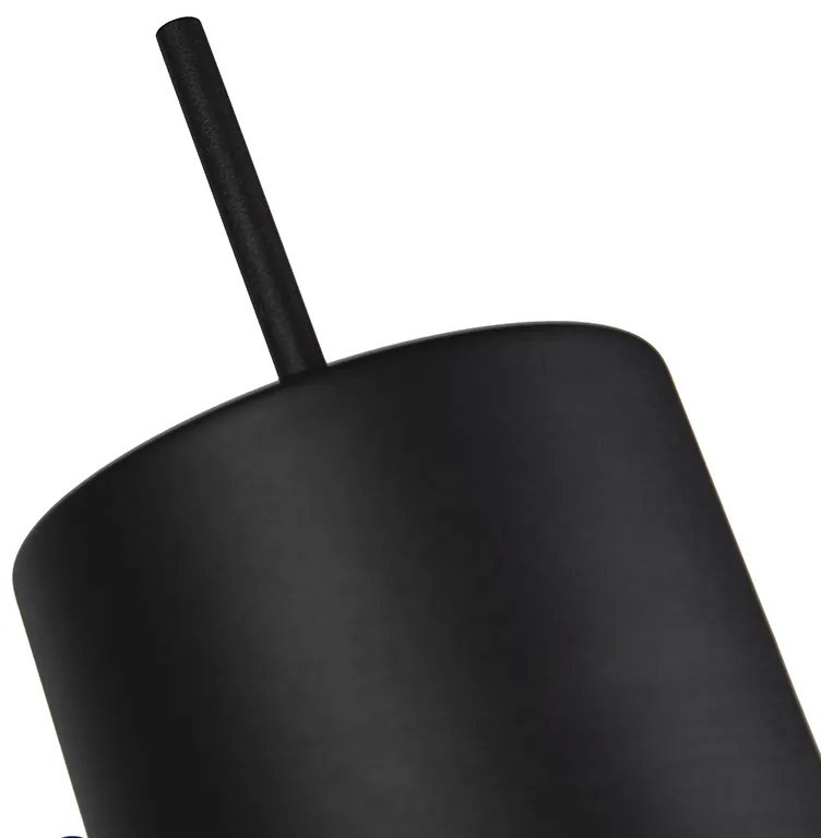 Candeeiro de pé retro preto - Chappie