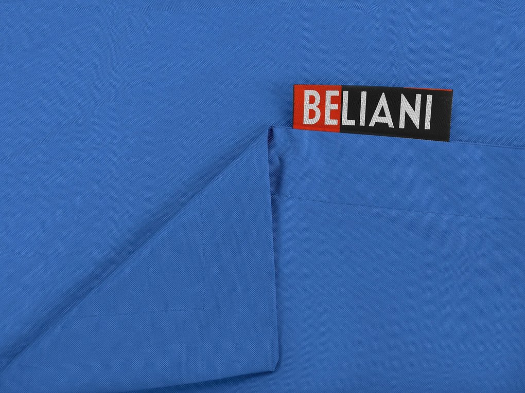 Pufe almofada azul 140 x 180 cm FUZZY Beliani