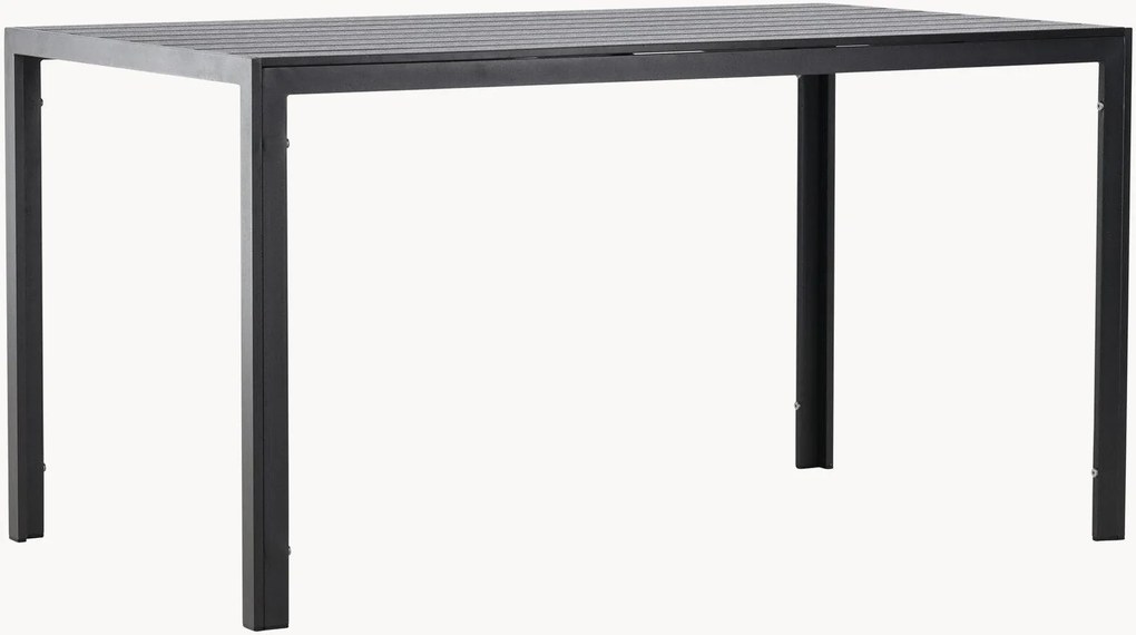 Mesa de jardim com efeito de madeira Mirko
