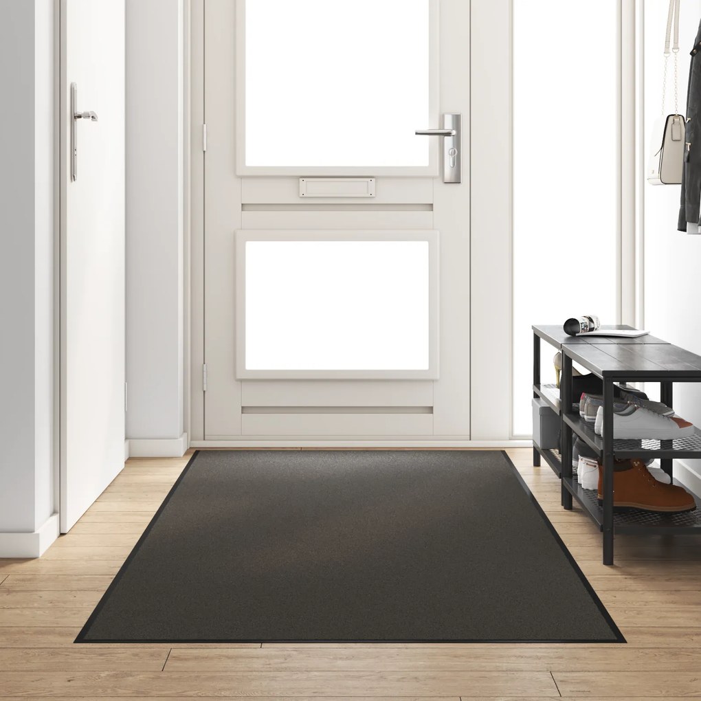Capacho Retangular Antracite 120x250 cm