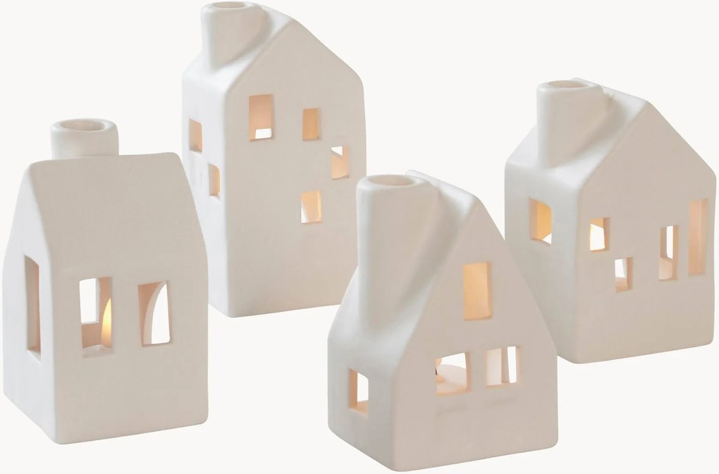 Suportes para velas Village, conjunto de 4