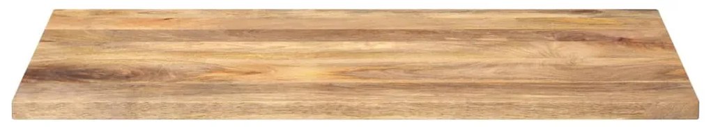 Tampo de mesa retangular 100x50x3,8 cm mangueira maciça