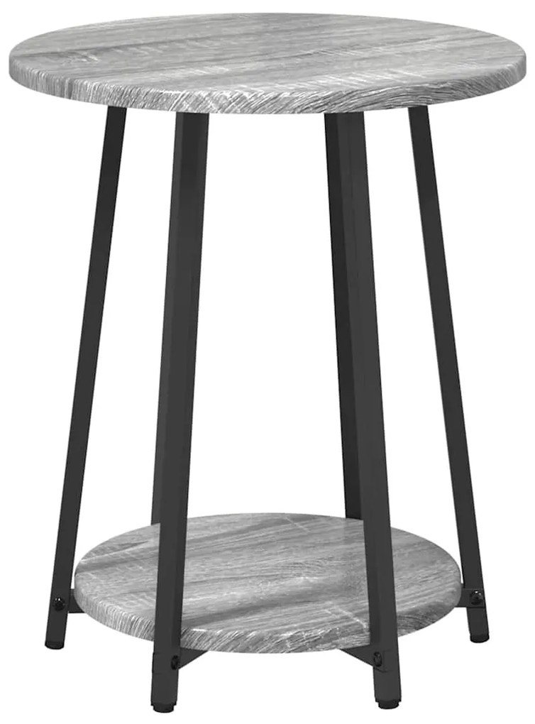 Conjunto de Mesas Laterais 2 pcs Cinza Sonoma em Madeira de Engenheira